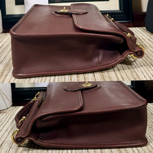 ❤️SOLD❤️Vintage Coach Mahogany Willis Bag 9927 Pristine - Picture 6 of 12